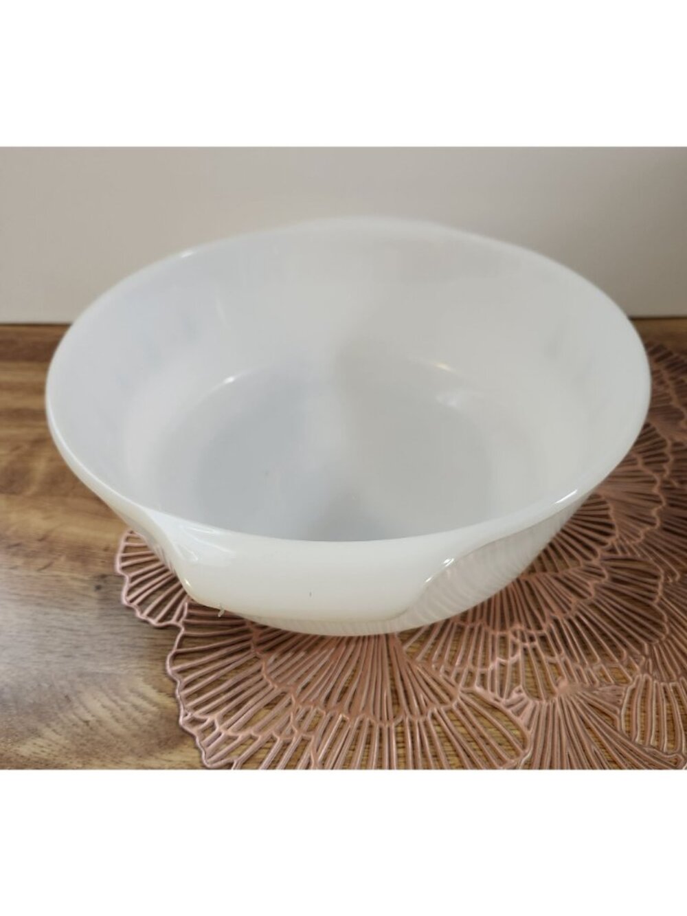 Fire King Candle Glow 10" Round Casserole Dish Anchor Hocking Atomic Starburst - Picture 10 of 14